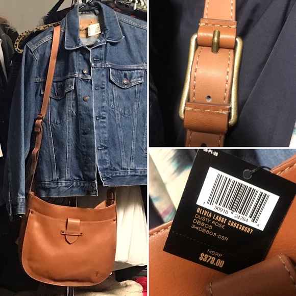 Frye Bags Nwt Frye Olivia Large Crossbody Leather Bag Poshmark